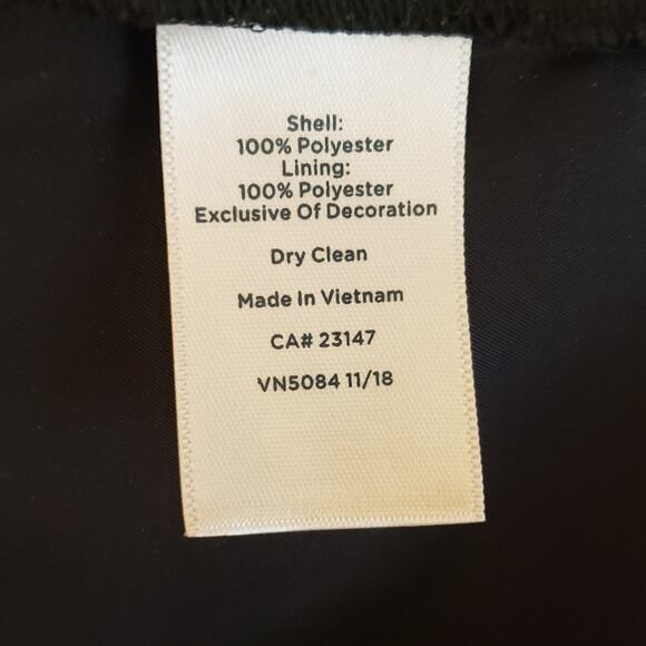 Talbot's Mixed Black Lace Fit-And-Flare Dress| SZ 16W - Picture 10 of 10